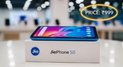 Reliance Jio ने लॉन्च किया सस्ता 5G स्मार्टफोन – ₹999 की कीमत, 20MP कैमरा और 25,000mAh बैटरी के साथ